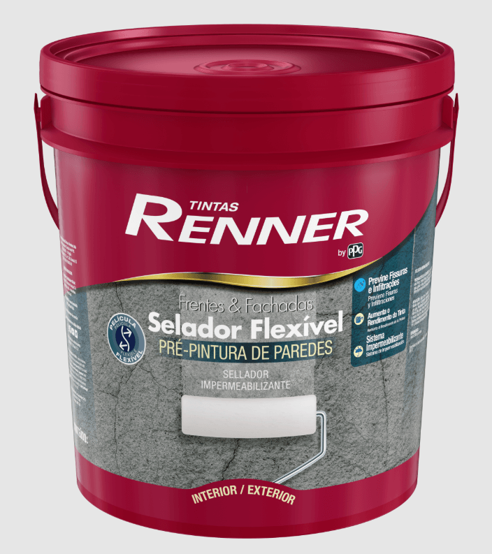 Selador Acrílico Renner Flexível Frentes e Fachadas 18L